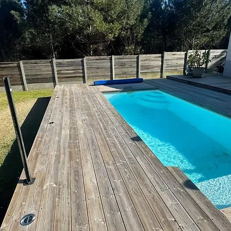 Le Chai De L'ocean - Soulacaise A 100m Piscine Jardin 1400m2 スラック・シュル・メール