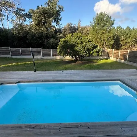 Le Chai De L'ocean - Soulacaise A 100m Piscine Jardin 1400m2 スラック・シュル・メール