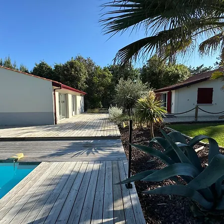 Le Chai De L'ocean - Soulacaise A 100m Piscine Jardin 1400m2 Willa *