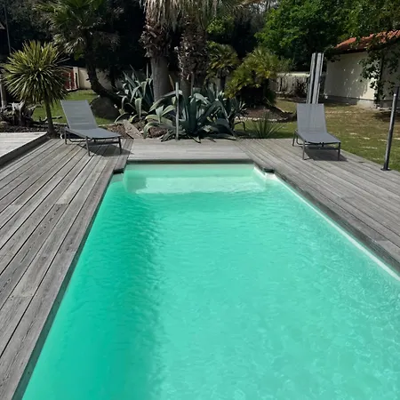 ヴィラ Le Chai De L'ocean - Soulacaise A 100m Piscine Jardin 1400m2 *