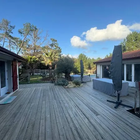 Le Chai De L'ocean - Soulacaise A 100m Piscine Jardin 1400m2 Villa