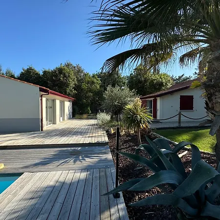Villa Le Chai De L'ocean - Soulacaise A 100m Piscine Jardin 1400m2