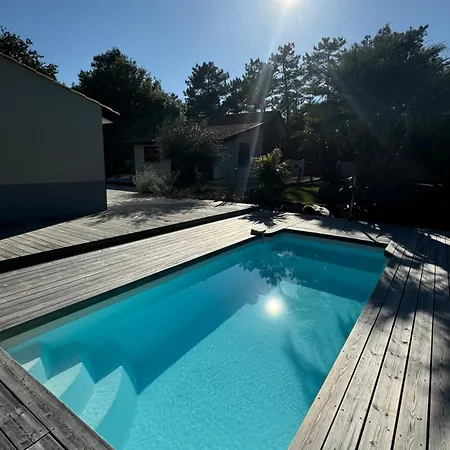 Le Chai De L'ocean - Soulacaise A 100m Piscine Jardin 1400m2 Villa