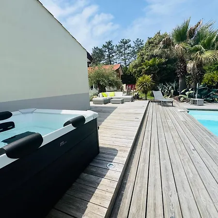 Villa Le Chai De L'océan - Soulacaise à 100m Piscine Jardin 1400m2