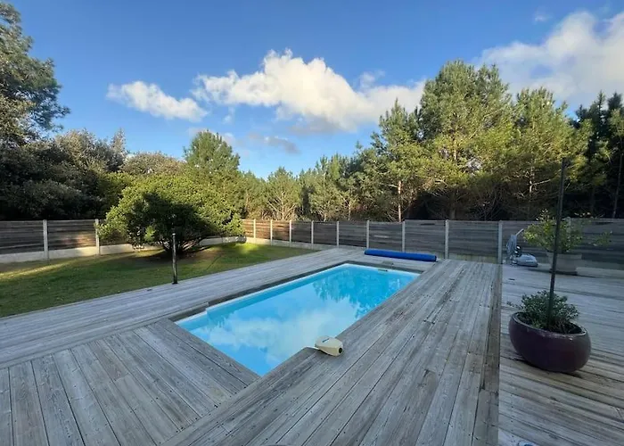 Le Chai De L'ocean - Soulacaise A 100m Piscine Jardin 1400m2 Villa *